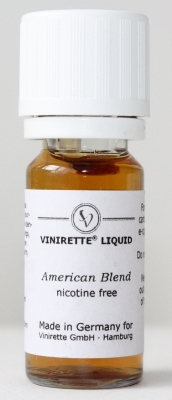 1x 10ml Vinirette Aroma mit American Blend (AB) als Grundliquid 0 mg/ml Nikotingehalt (nikotinfrei)